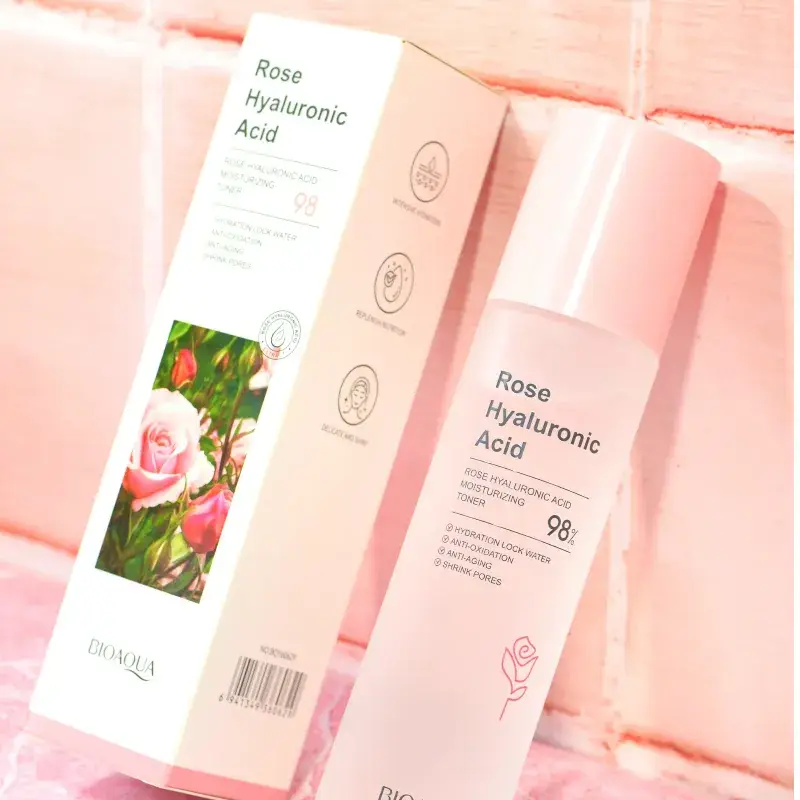 TÓNICO FACIAL ROSAS Y ÁCIDO HIALURONICO - BIOAQUA