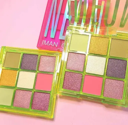 [VMB-148] PALETA DE SOMBRAS NEÓN VERDE